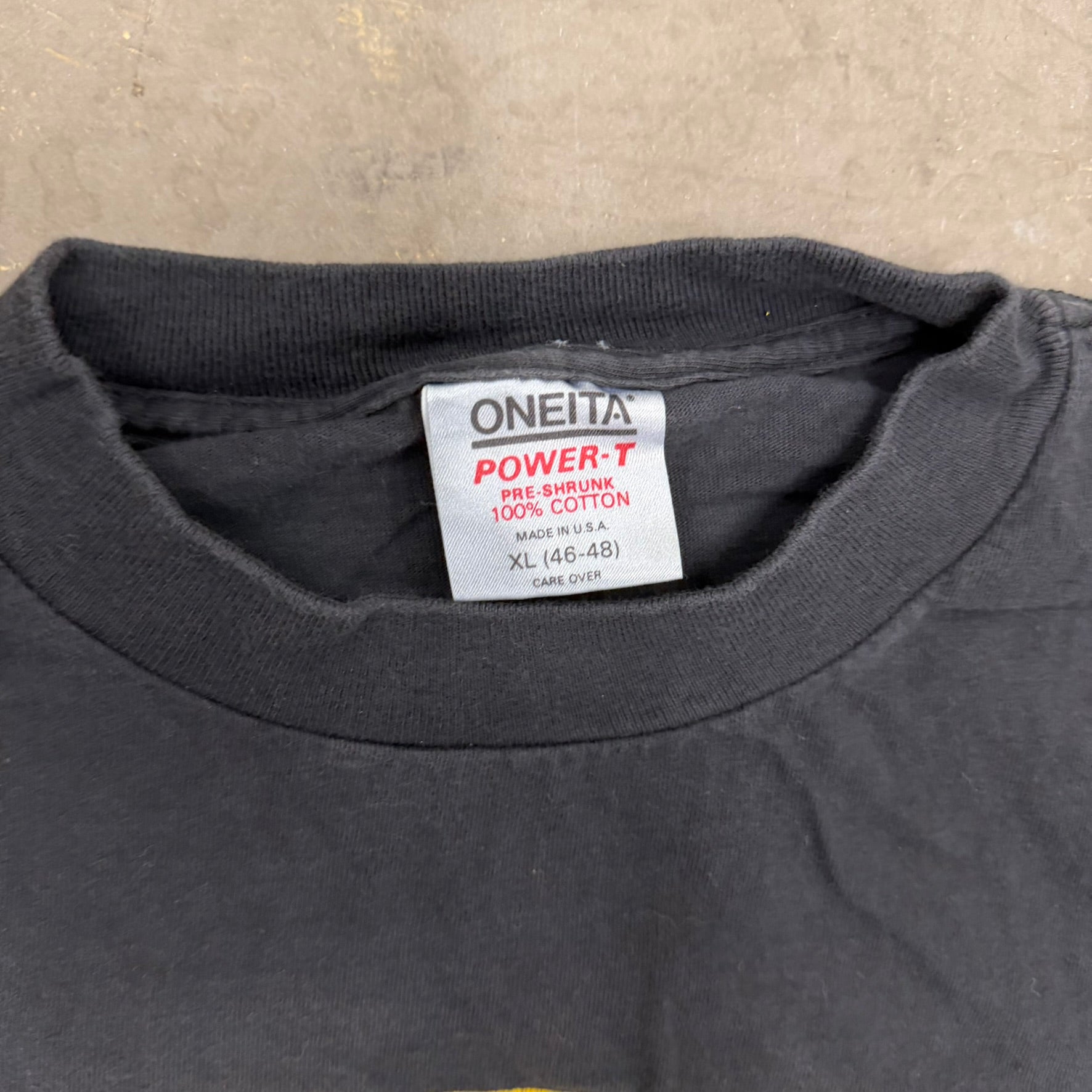 J- Vintage Wild Oats Smiley Shot Graphic Made In USA Single Stitch Tee - XL