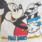 J- Vintage 90s Disney Mickey Mouse The Walt Disney Studio Jumbo Print Single Stitch Tee - XL