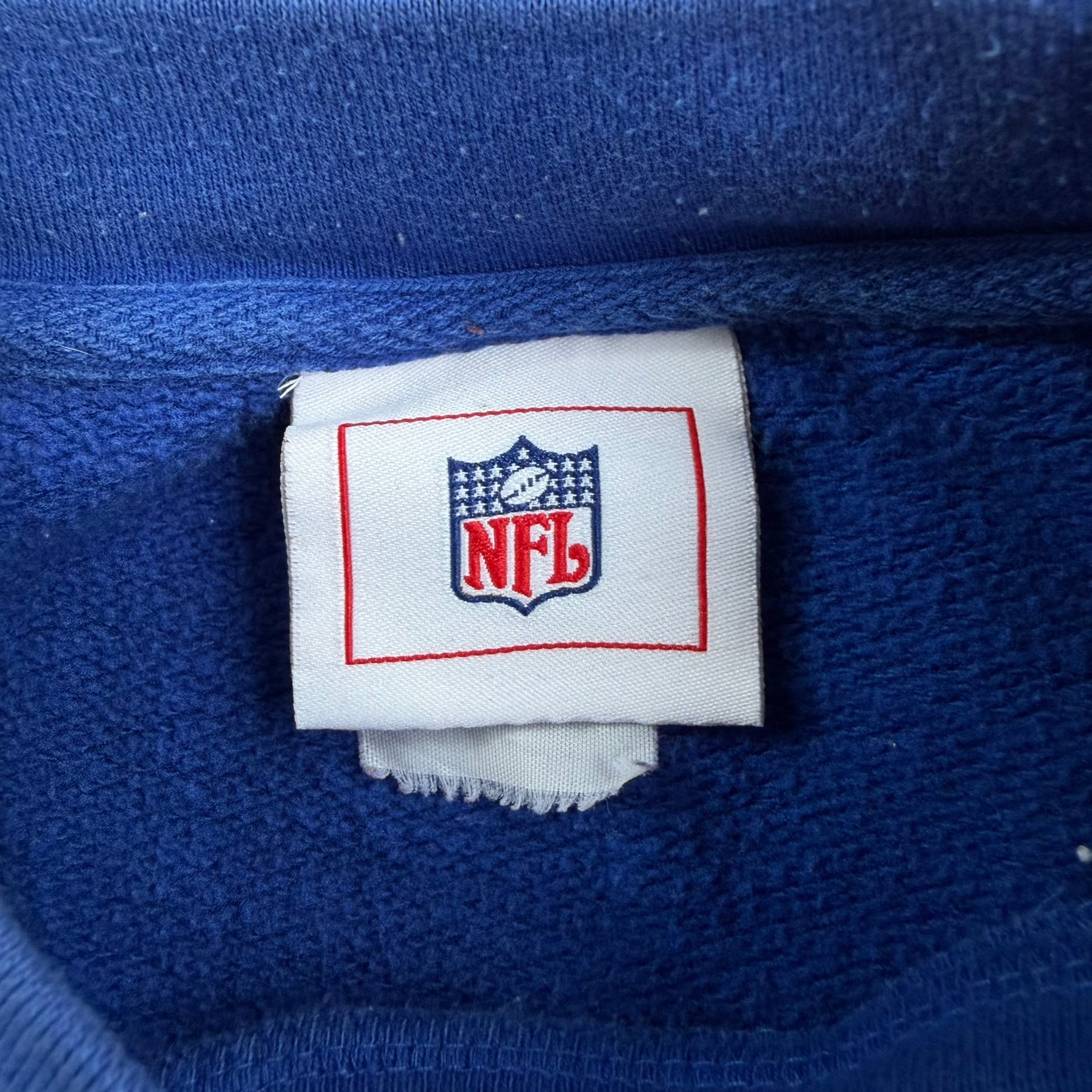 Vintage New York Giants NFL Embroidered Text & Logo Crewneck - XL