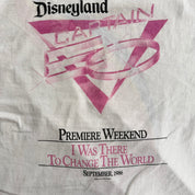 J- Vintage '86 Disney Disneyland Captain EO Opening Weekend Promo Made In USA Single Stitch Tee - L