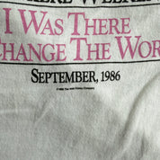 J- Vintage '86 Disney Disneyland Captain EO Opening Weekend Promo Made In USA Single Stitch Tee - L