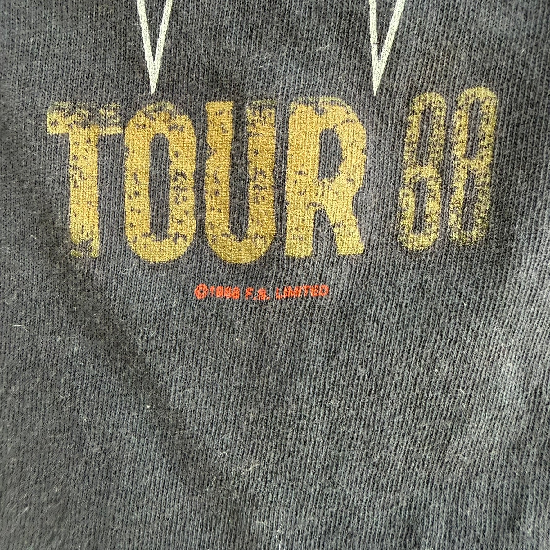 J- Vintage '88 Steve Winwood Roll With It Tour Made In USA Single Stitch Tee - M