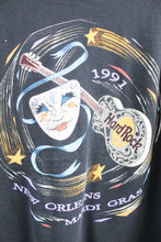 Load image into Gallery viewer, Vintage Single Stitch 1991 Hard Rock Cafe New Orleans Mardi Gras Tee
