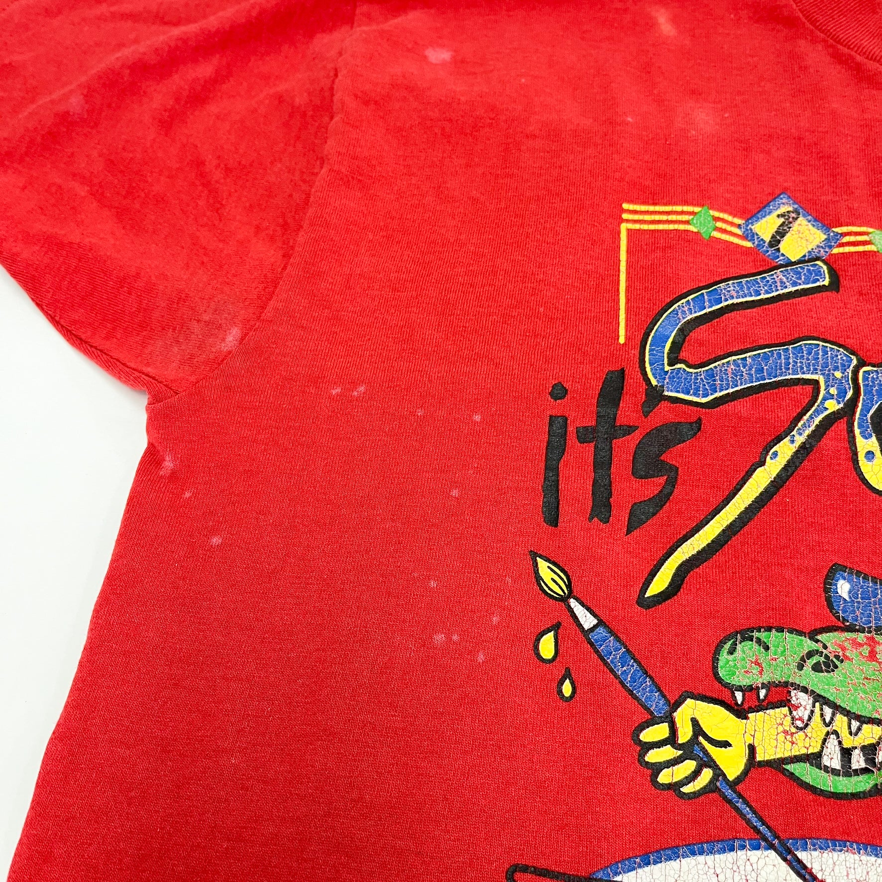 F- Vintage 95' Red River Arts Festival Graphic Single Stitch Tee