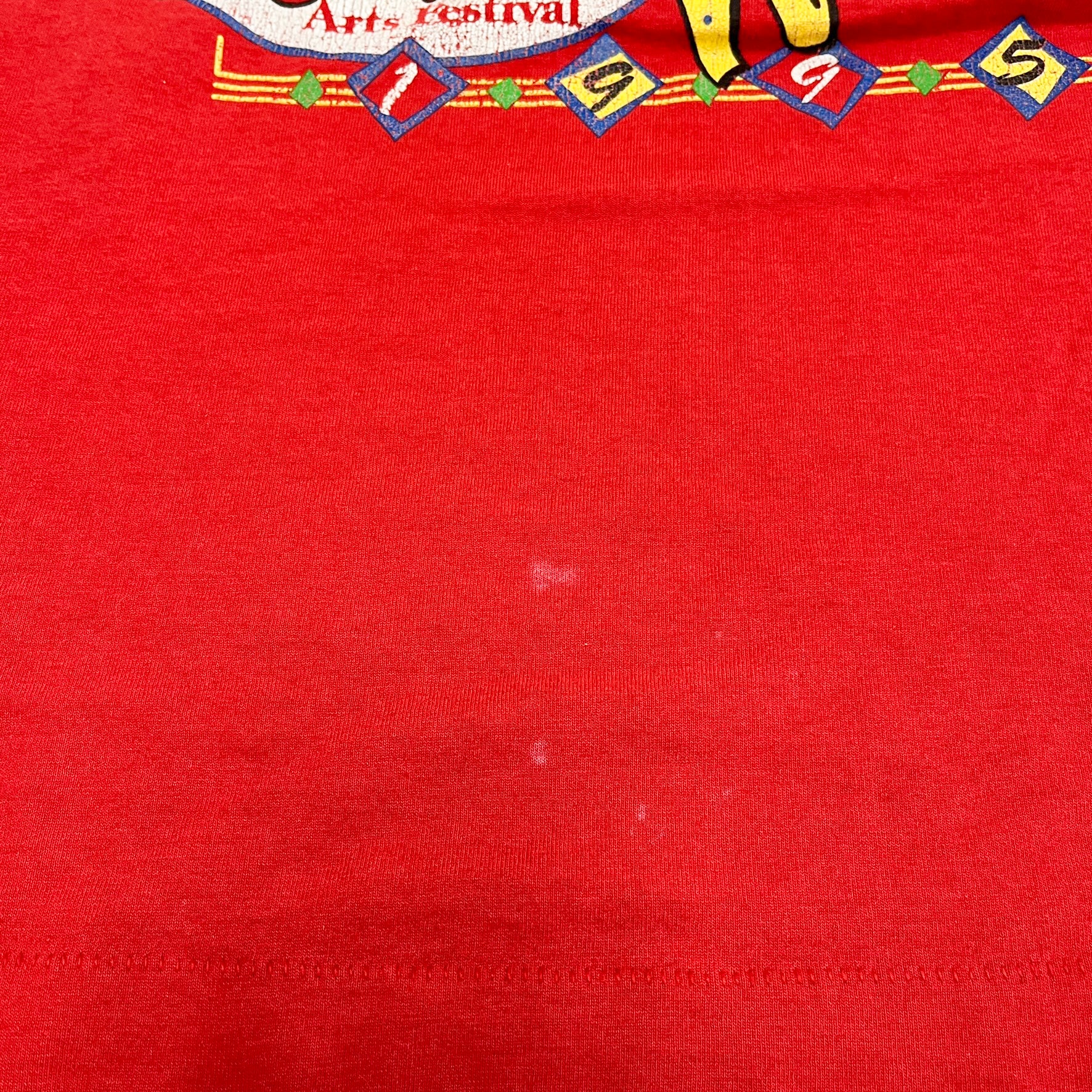 F- Vintage 95' Red River Arts Festival Graphic Single Stitch Tee