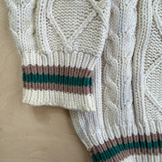 Vintage 90s Eddie Bauer Cable Knit Sweater - M