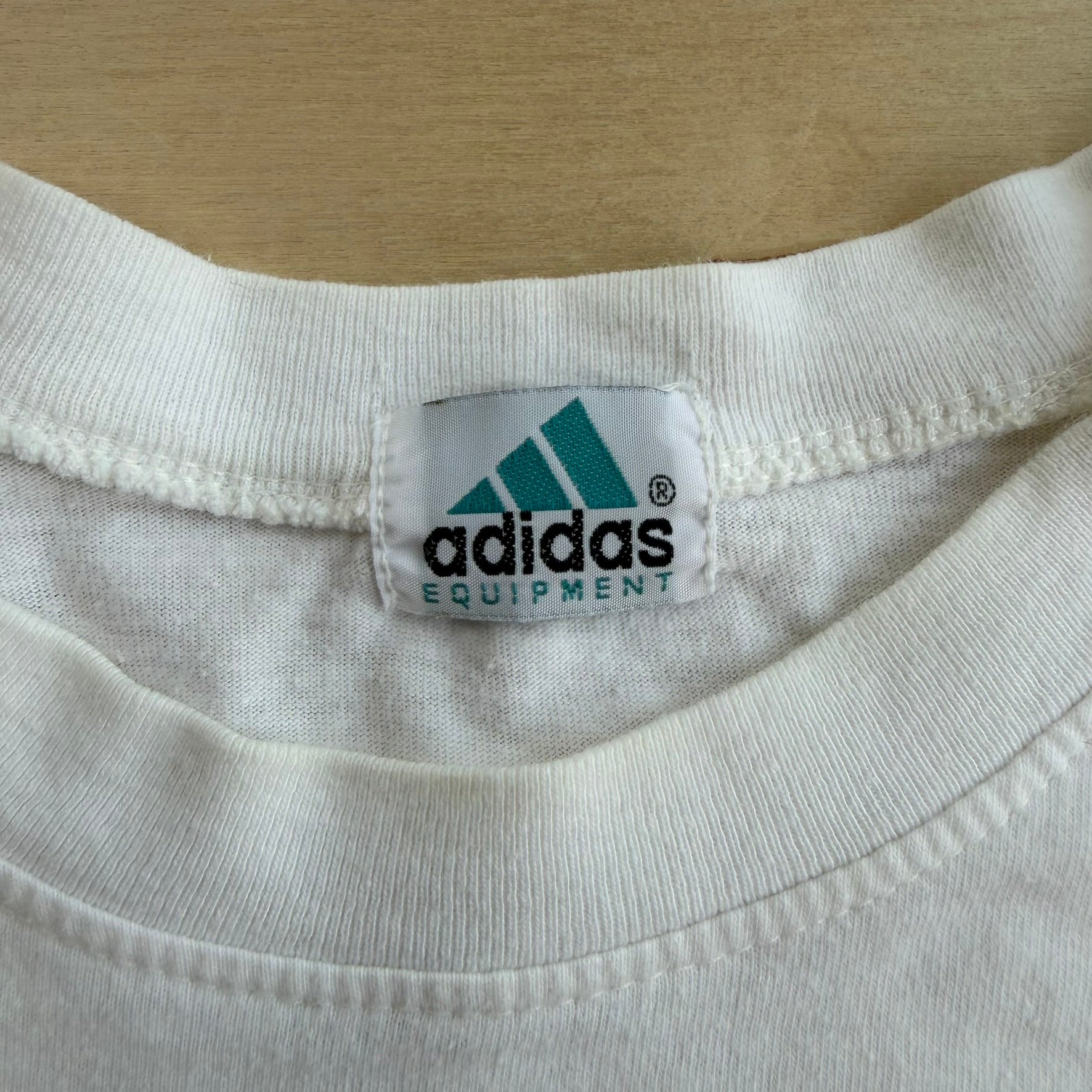 J- Vintage 90s Adidas Equipment Graphic Single Stitch Tee - L