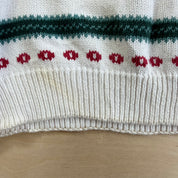 Vintage 90s Eddie Bauer Patterned Knit Sweater - L