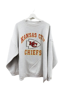 Z - Vintage 1995 Chiefs NFL Logo 7 Logo & Script Crewneck