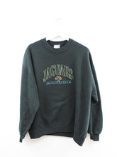 Load image into Gallery viewer, Z - Vintage Jaguars NFL Chalk Line Embroidered Logo &amp; Script Crewneck
