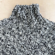 Vintage 90s Polo RL Mock Neck Pullover Hand Knit Wool Knit Sweater - M/L