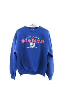 Z - Vintage 2000 Giants NFL Lee Logo & Script Crewneck