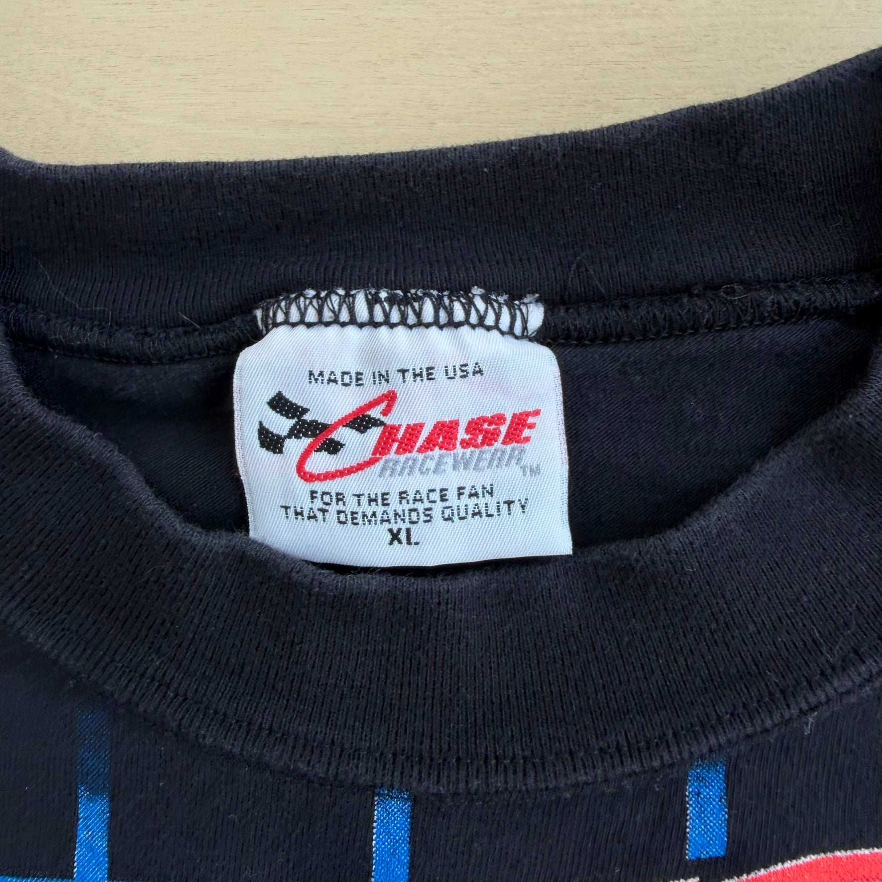 J- Vintage '97 Nascar Jeff Gordon Jeff's Jet Jumbo Print Graphic Made In USA Tee - XL