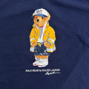 J- Vintage Polo RL Polo Bear Graphic & Text Tee - XL