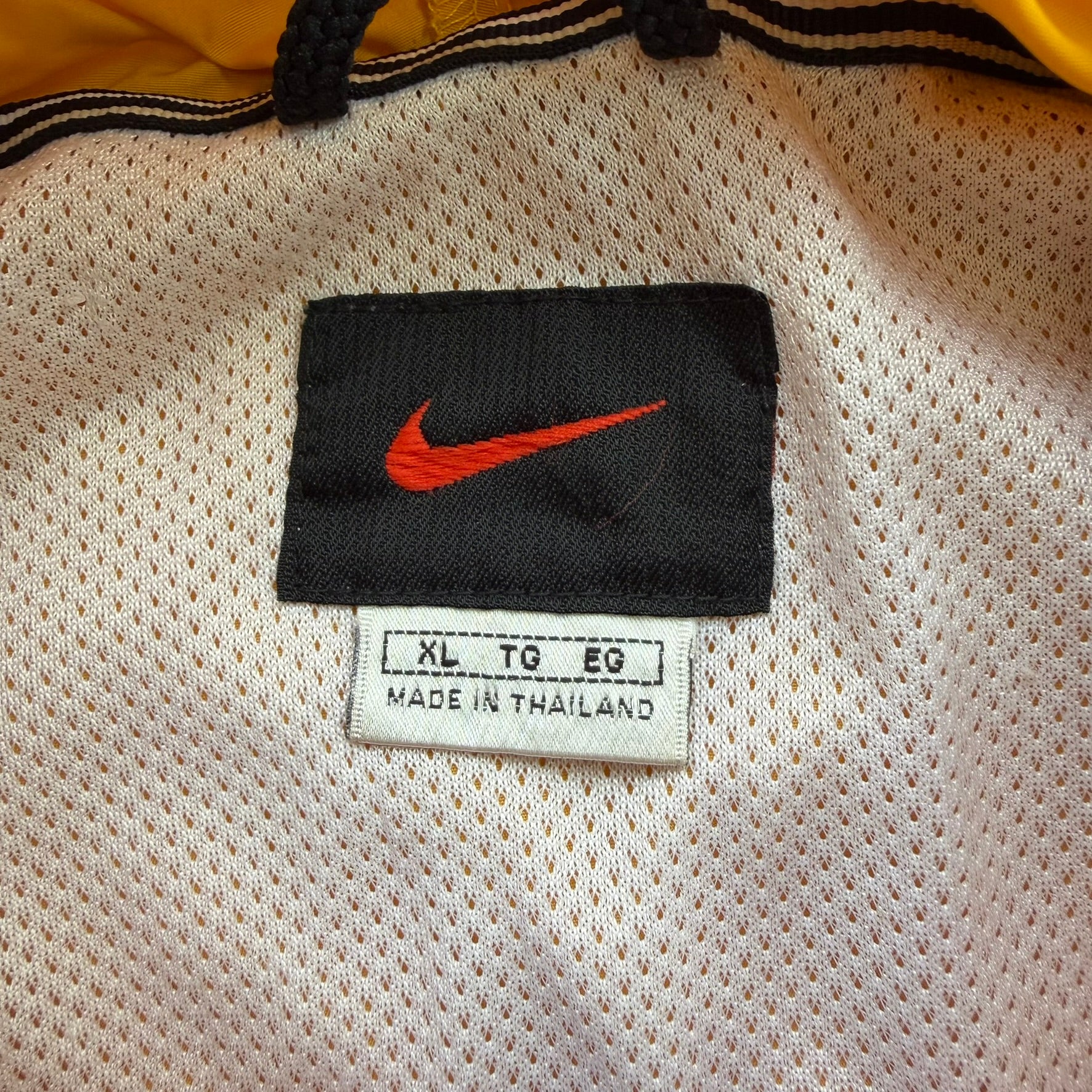 Vintage Y2K Nike Embroidered Swoosh Quarter Zip Anorak Pullover Lightweight Jacket - 2XL