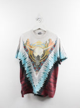 Load image into Gallery viewer, Vintage Single Stitch Liquid Blue Bull Skull &amp; Eagle And Snake Tee
