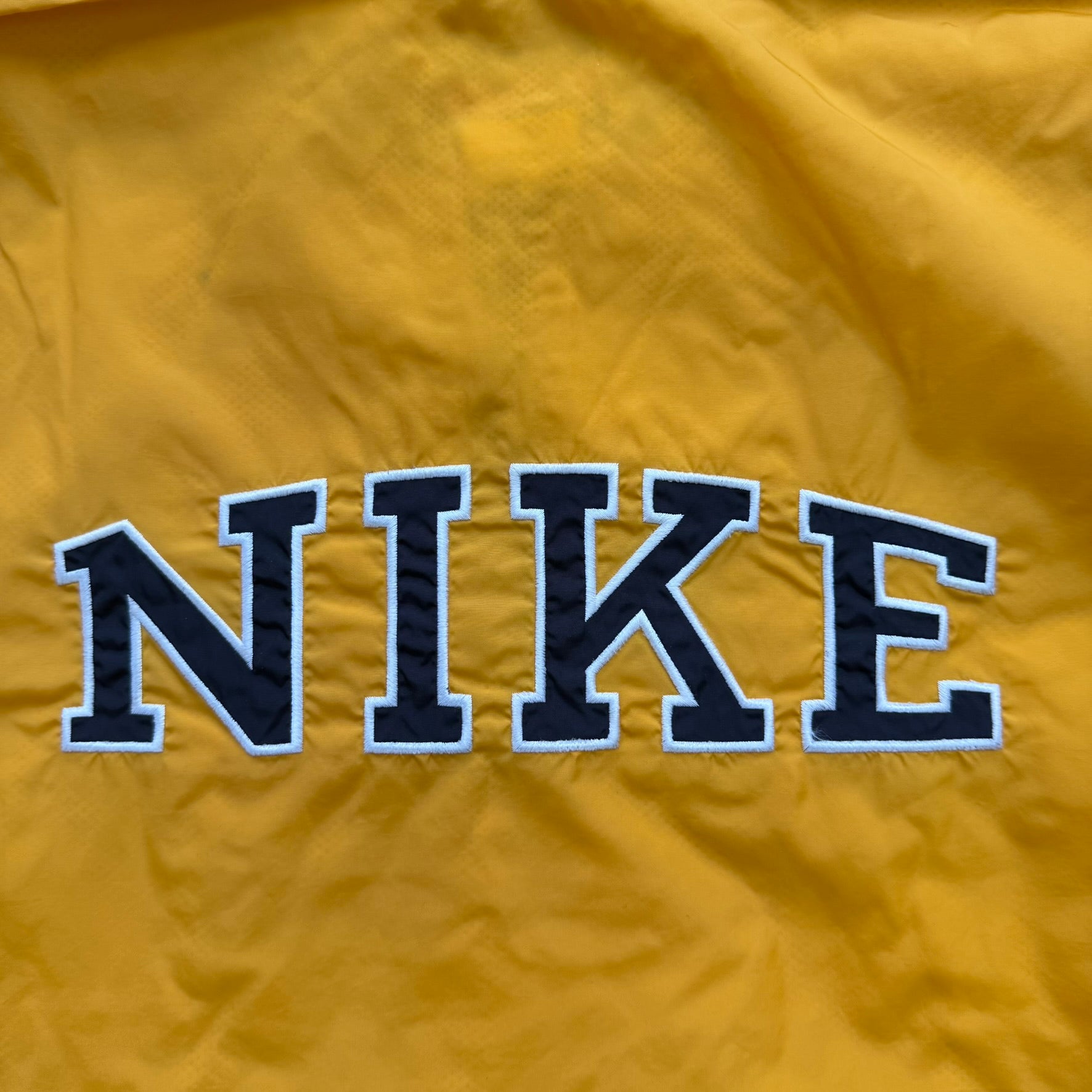 Vintage Y2K Nike Embroidered Swoosh Quarter Zip Anorak Pullover Lightweight Jacket - 2XL