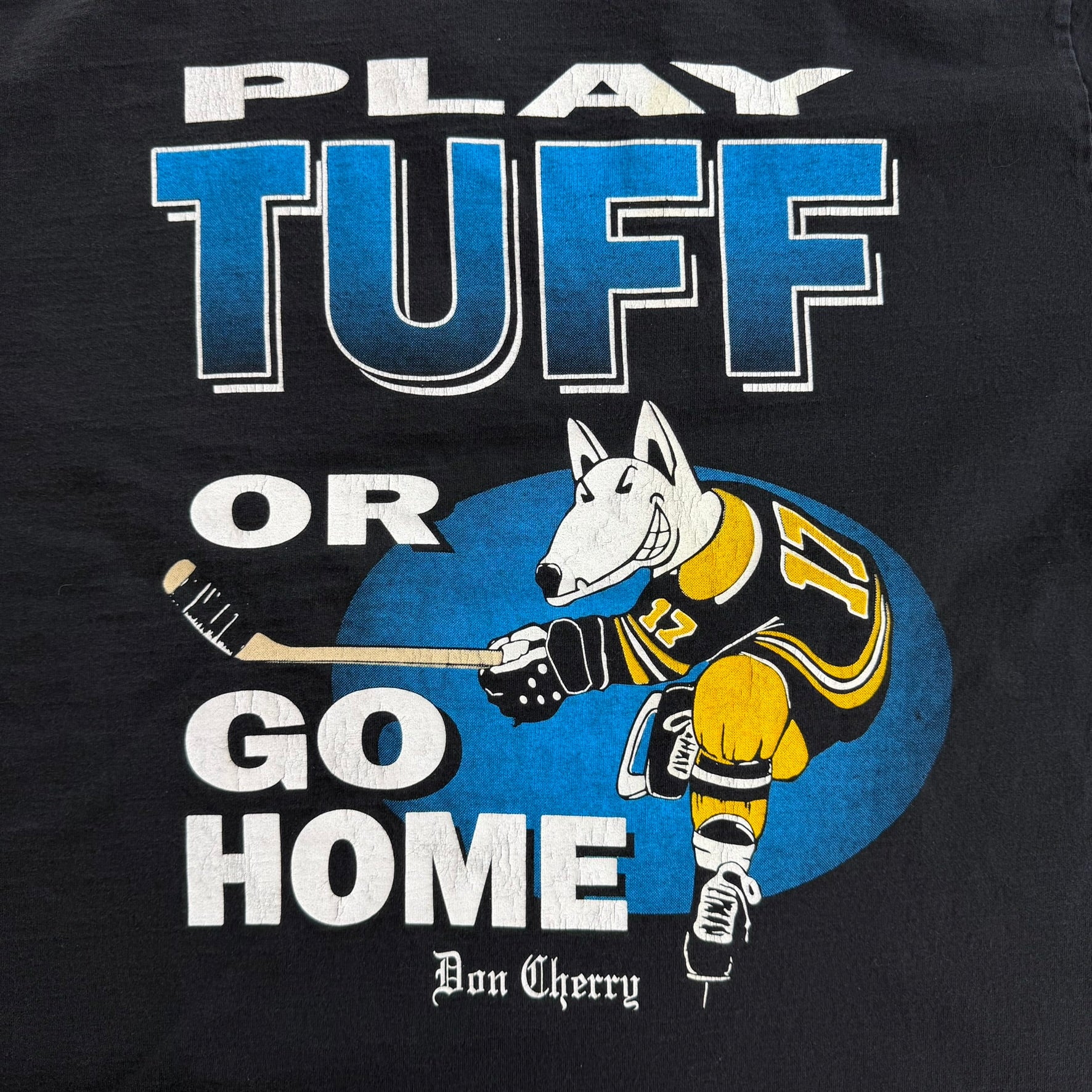 J- Vintage Don Cherry Play Tuff Or Go Home Graphic Single Stitch Tee - XL