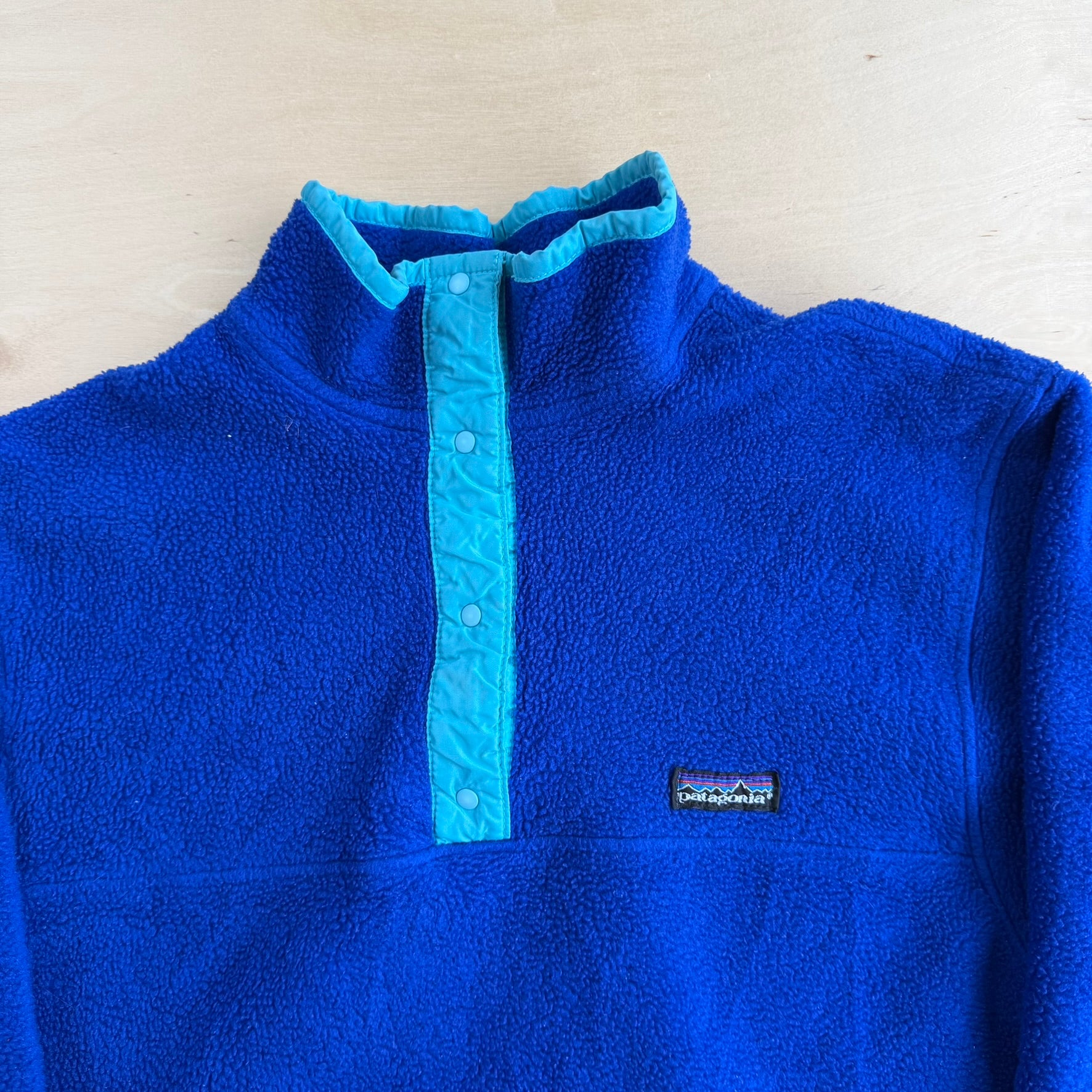 Vintage Women's 90s Patagonia Synchilla Made In USA Snap-T Pullover Polar Fleece - 12 (fits women's L)