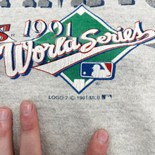 Load image into Gallery viewer, F- Vintage 1991 World Series Minnesota Twins Champions MLB Logo 7 Crewneck
