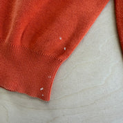 J- Vintage Polo Ralph Lauren Orange Knit Sweater - M