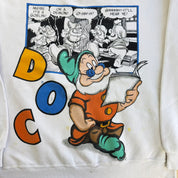 J- Vintage Disney Doc Dwarf Graphic Crewneck - L