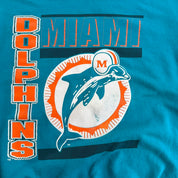 J- Vintage Miami Dolphins NFL Graphic Crewneck - L
