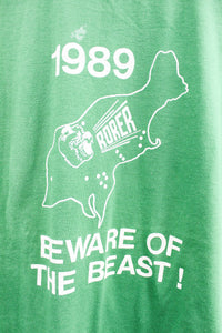Vintage Single Stitch 1989 Beware Of The Beast! Tee
