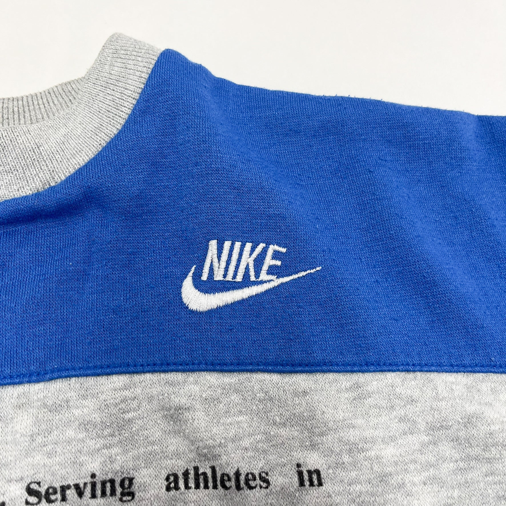 F- Vintage Nike USA Map & Text Youth Crewneck