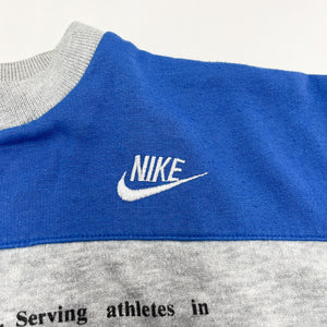 F- Vintage Nike USA Map & Text Youth Crewneck