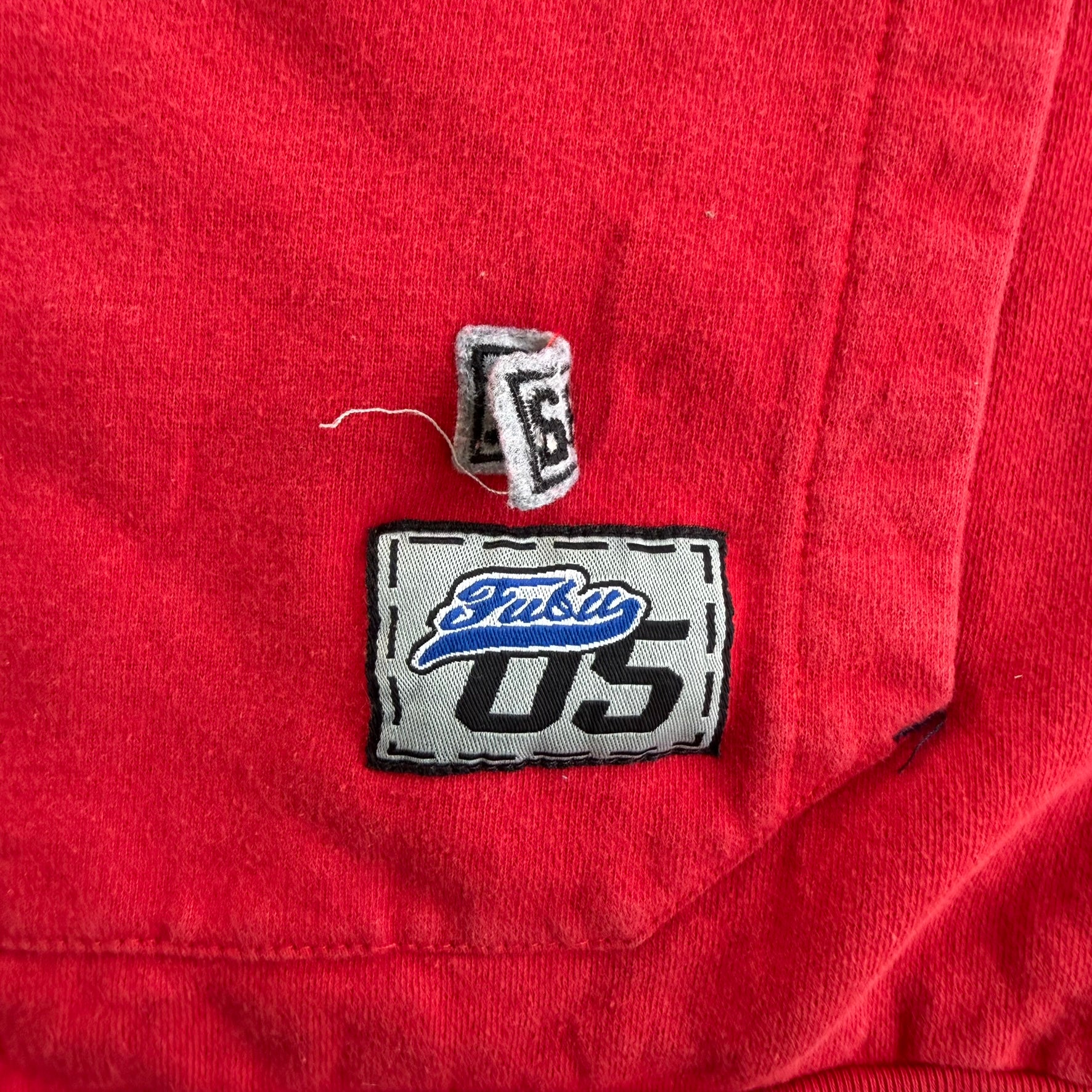 J- Vintage 90s Fubu Chenille Embroidered Logo Hoodie - M