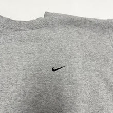 Load image into Gallery viewer, F- Vintage Nike Embroidered Swoosh Chest Crewneck Grey
