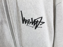 Load image into Gallery viewer, Z - Stussy Upside Down Logo Zip Up Hoodie
