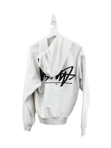 Z - Stussy Upside Down Logo Zip Up Hoodie