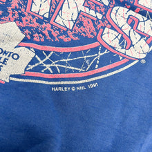 Load image into Gallery viewer, F- Vintage 1991 Toronto Maple Leafs NHL Logo Crewneck
