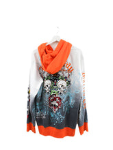 Load image into Gallery viewer, Z - Ed Hardy By Christian Audigier All Over Print Zip Up Hoodie
