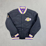 F- Vintage Los Angeles Lakers NBA Satin Bomber Jacket