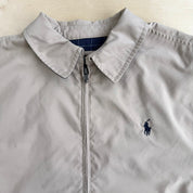 Vintage Polo RL Embroidered Logo Beige Harrington Lightweight Jacket - L