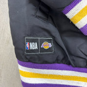 F- Vintage Los Angeles Lakers NBA Satin Bomber Jacket
