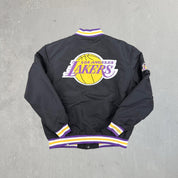 F- Vintage Los Angeles Lakers NBA Satin Bomber Jacket