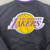 F- Vintage Los Angeles Lakers NBA Satin Bomber Jacket
