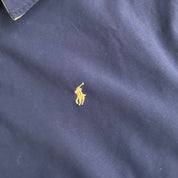 Vintage 90s Polo RL Embroidered Logo Navy Harrington Lightweight Jacket - XL