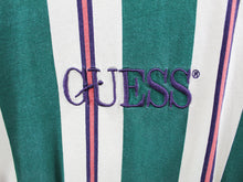 Load image into Gallery viewer, Z - Vintage Guess Embroidered Text Tee Green/Beige
