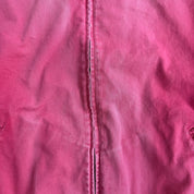 Vintage 90s Polo RL Embroidered Logo Made In Canada Faded Red Harrington Lightweight Jacket - L