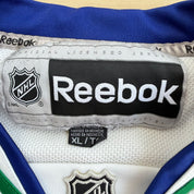 J- Vintage '10 Vancouver Canucks NHL Reebok 40th Season Patch Hockey Jersey - XL