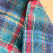 F- Vintage Pendleton Wool Teal  Button Down Shirt