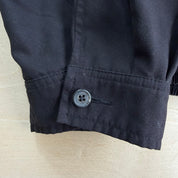 Vintage 90s Polo RL Embroidered Logo Black Harrington Lightweight Jacket - 2XL