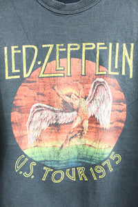 Vintage Reissued Led Zeppelin 1975 Us Tour Tee