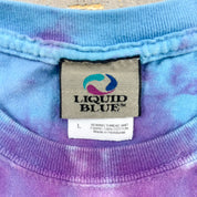 F- '00 Liquid Blue The Grateful Dead Mandala Graphic Tie Dye Tee