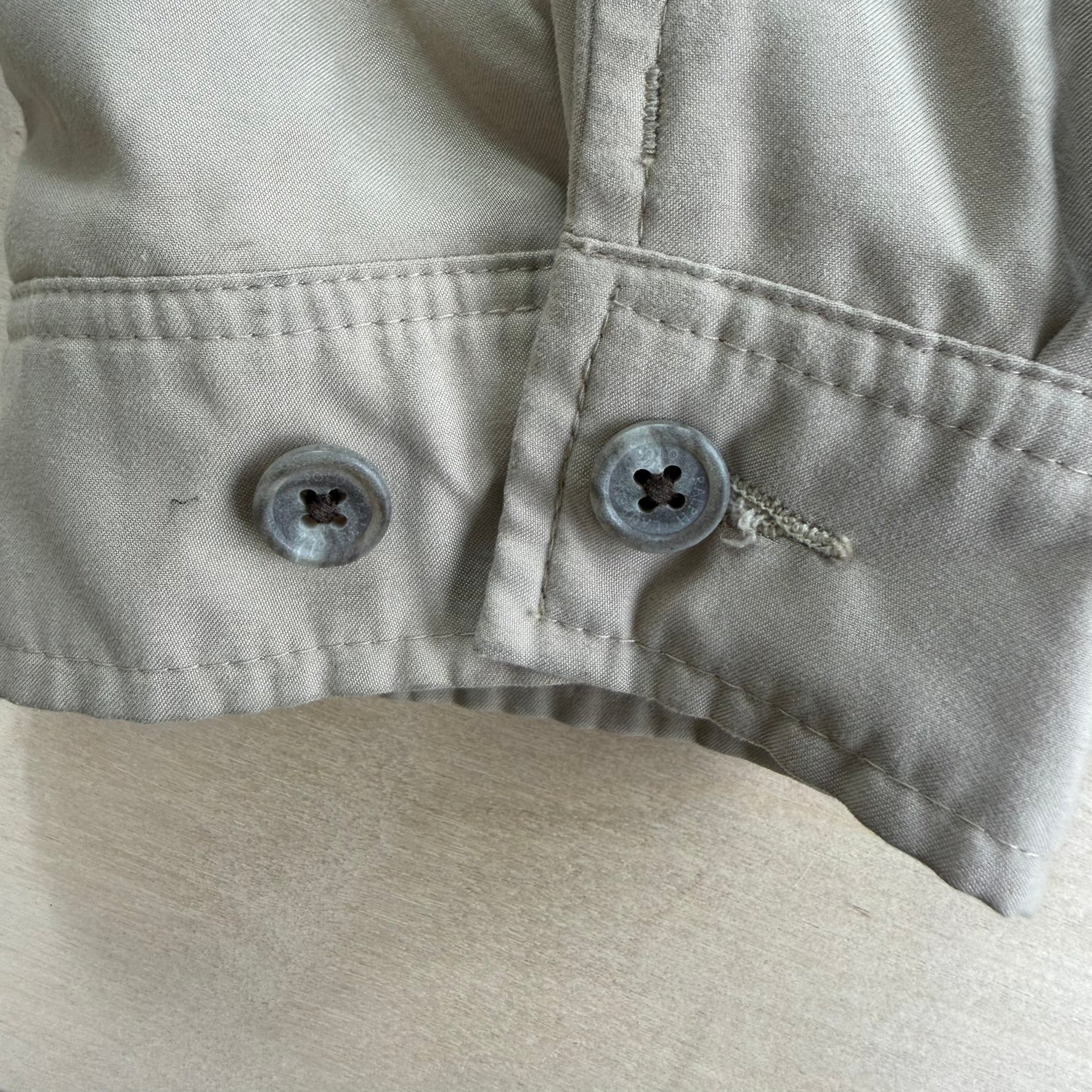 Vintage 90s Polo RL Embroidered Logo Beige Harrington Lightweight Jacket - XL